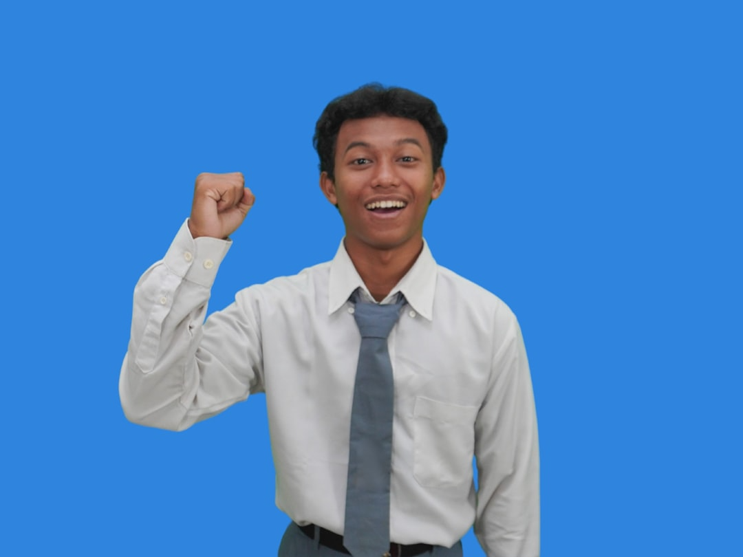 Man feeling energized and confident