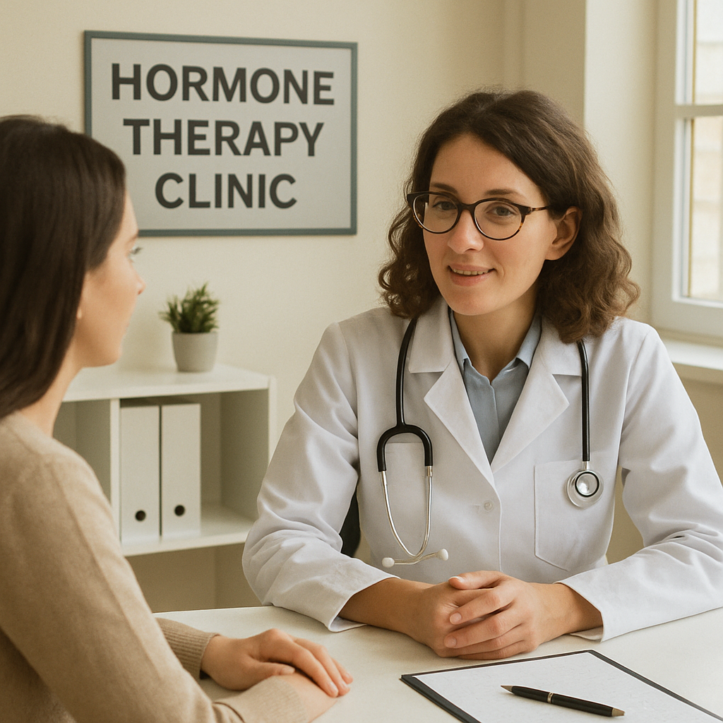 Hormone therapy clinic consultation