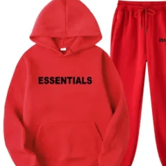 Red Essentials Tracksuit