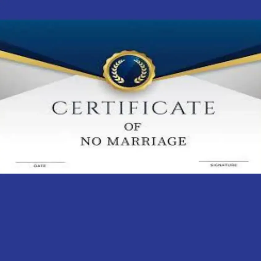 Unmarried Certificate Documentation