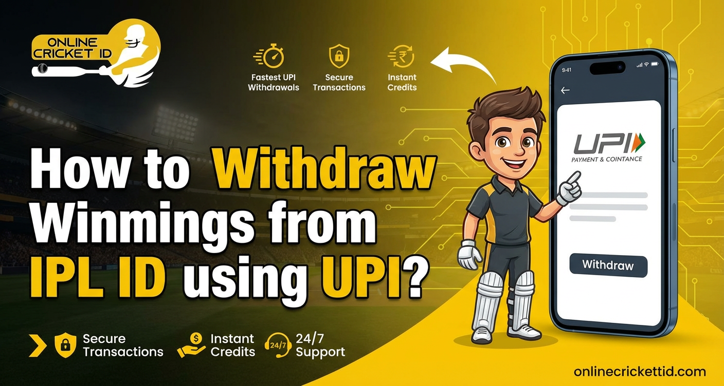 How to Withdraw Winnings from IPL ID the usage of UPI?