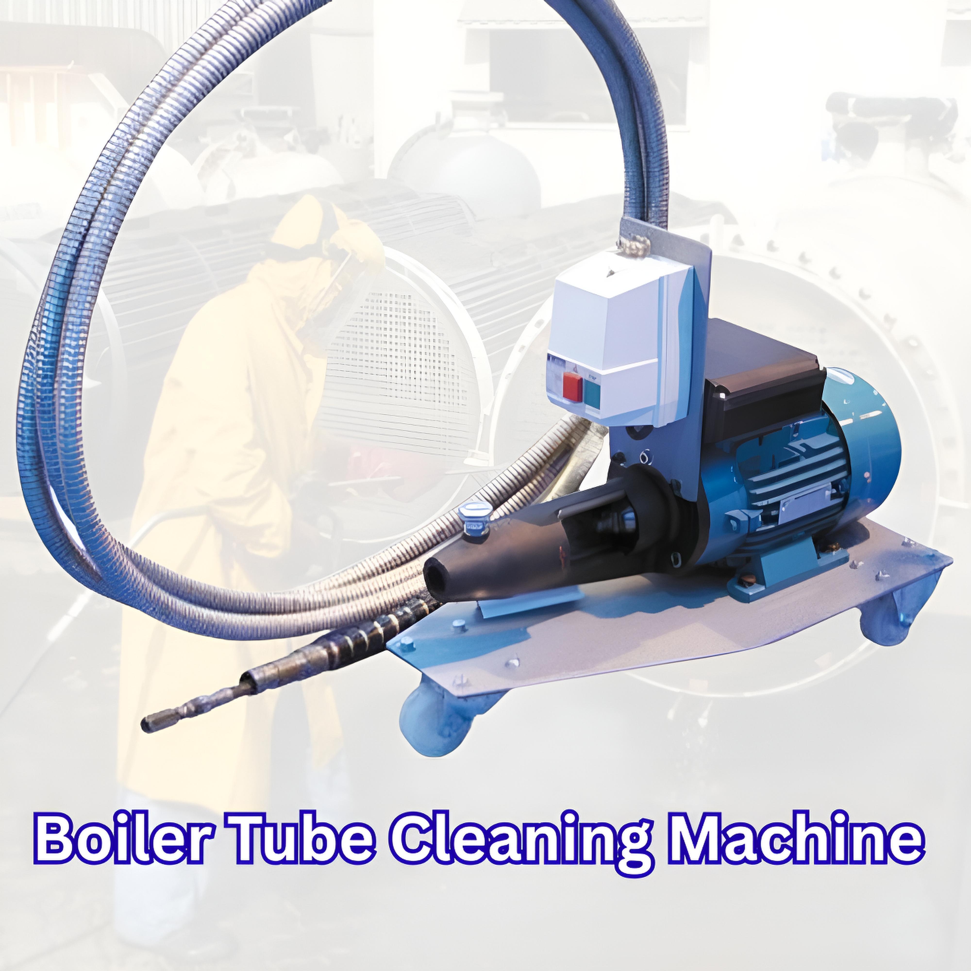 industrial boiler tube cleaning machine for power plant maintenance